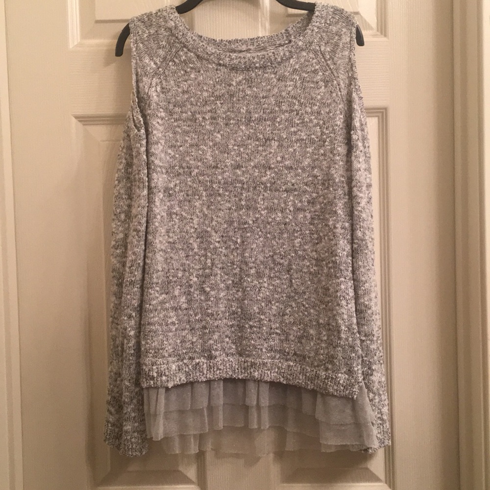 Cold Shoulder Sweater